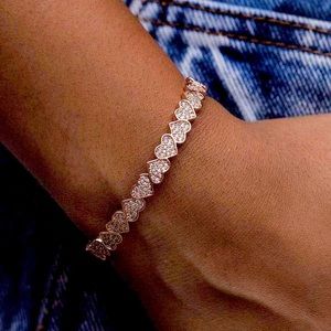 New Heart bracelet (cuff) sterling silver